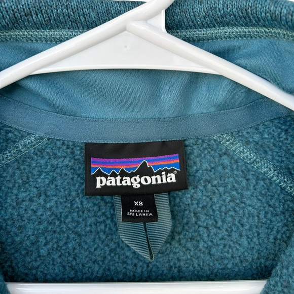 Patagonia Better Sweater Half Zip Fleece Pullover - Size XS - Teal - Picture 5 of 10